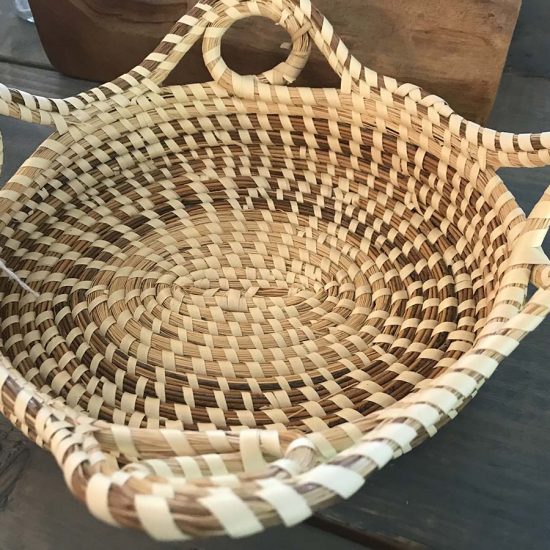 Sweetgrass Basket with Handles Pawleys Island General Store